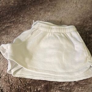 Brandy Melville | Cream Ribbed Knit Shirts